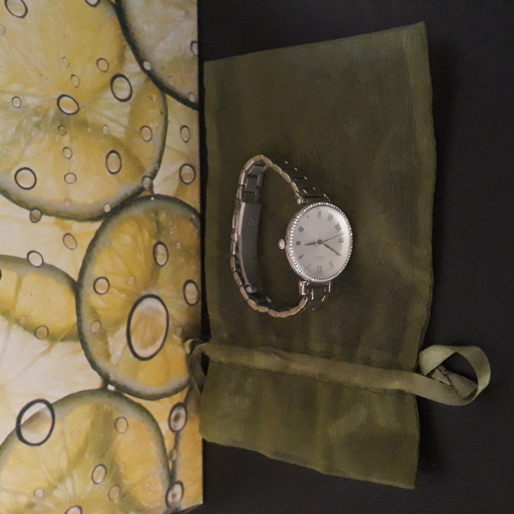 FOSSIL Silver Tone Watch With CZ - Picture 5 of 7